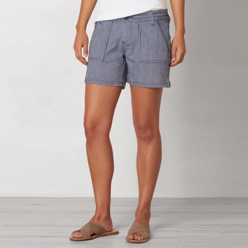 Prana Striped Tess Shorts 4